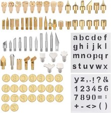 82-Piece Pyrography Wood Burning Tool Set for DIY Crafts and Embossing