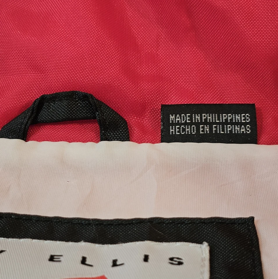 Vintage Perry Ellis AMERICA Windbreaker Jacket, Men's 2XL, in Red, White & Black - Image 4 of 4