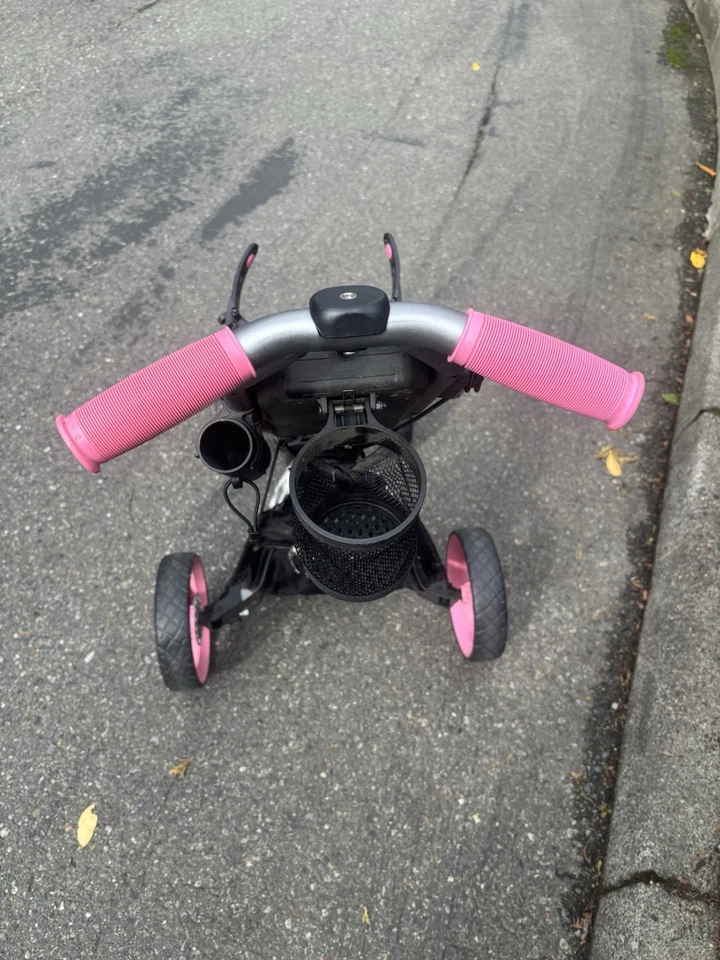 SUN MOUNTAIN MICRO CART 4-Wheel Push/Pull Golf, Rare PINK! Collapsible Folding - Image 3 of 4