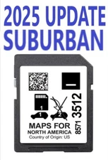 *NEWLY UPDATED* 2025 GPS NAVIGATION SD CARD 2021-2022 SUBURBAN MODELS