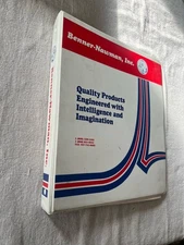 VTG 90s Benner-Nawman Inc Public Telephone Booth Enclosures Sales Binder Catalog