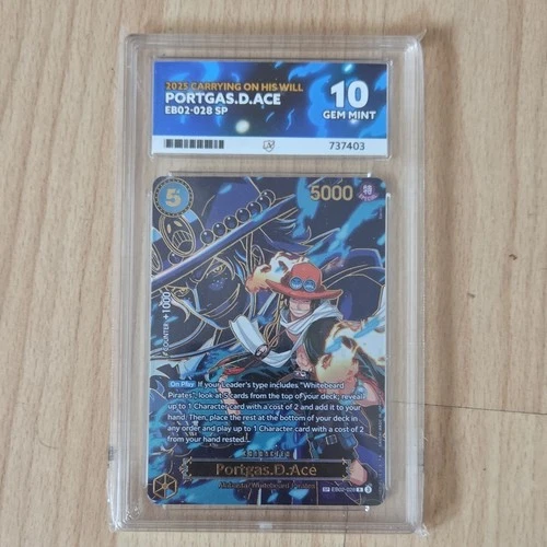 ACE Grading One Piece Portgas.D.Ace EB02-028 SP Special Foil 2025