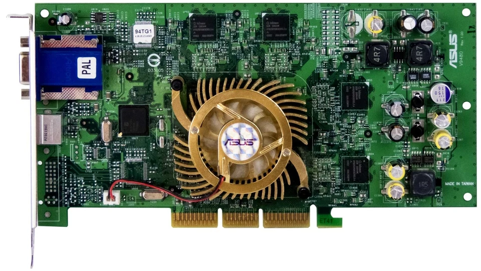 Graphics Card Asus NVIDIA GEFORCE4 Ti 4800 SE 128MB V9480/T/P/128M/INFINEON/TG - Image 2 of 2