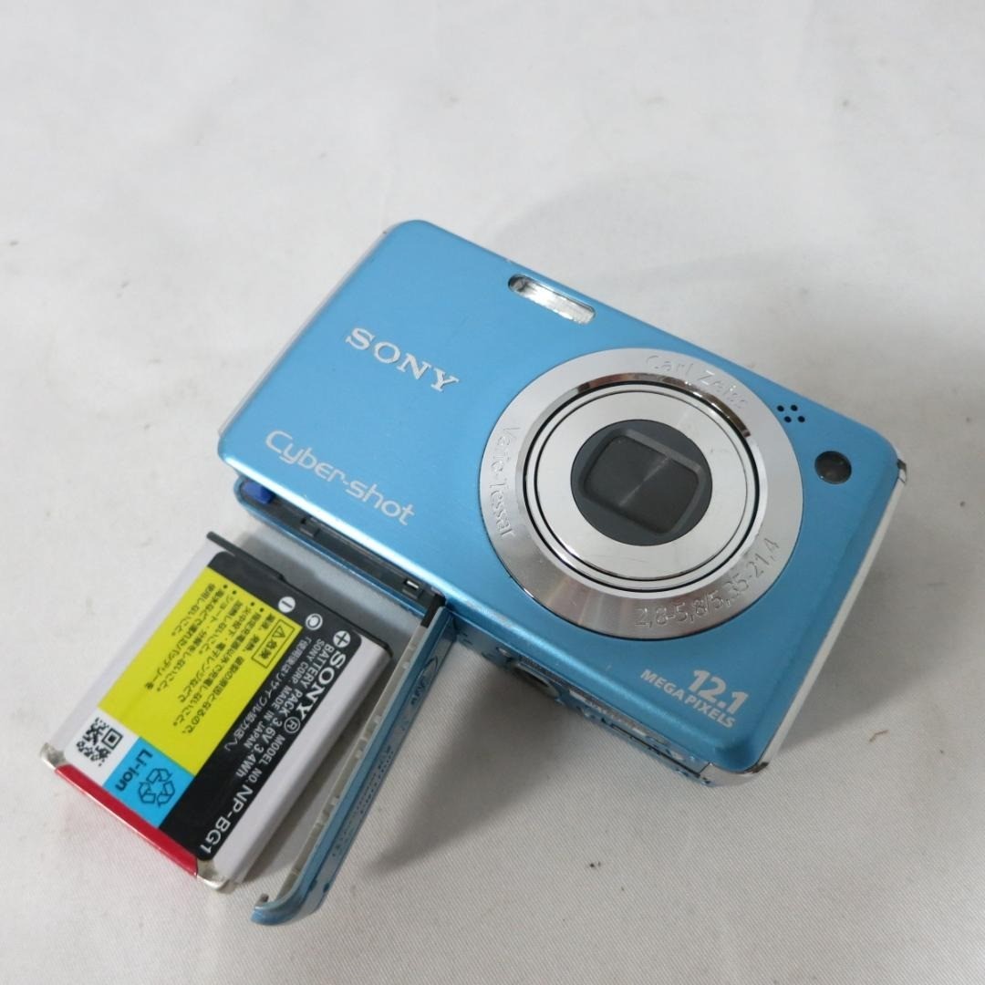 SONY Cyber Shot DSC-W220 12.1 MP 4x Compact Digital Camera Blue