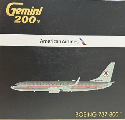 1:200 Gemini/ American/ Boeing 737-800/Astro Jet Livery. Gently