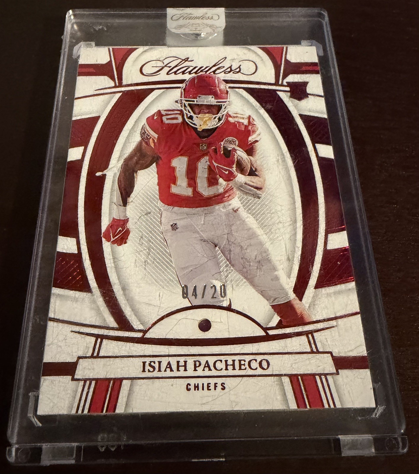 Isiah Pacheco Panini Flawless #99 Base