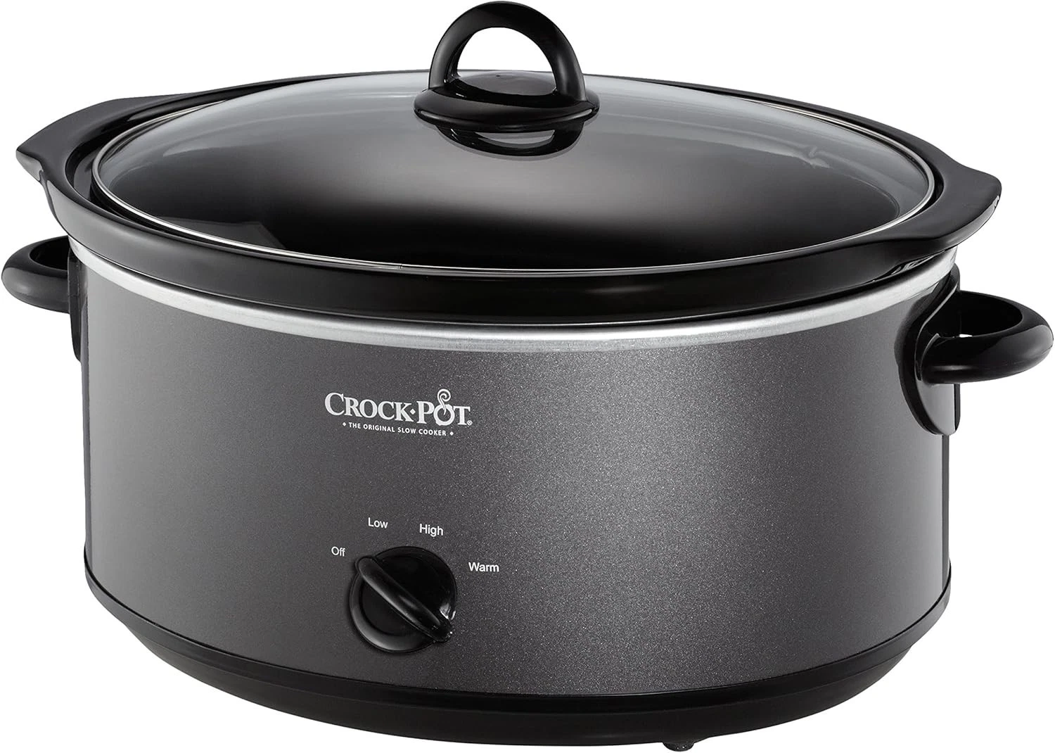 7-Quart Manual Slow Cooker, Family Size Serves 8+ People or Fits 6-lb Roast, Rem