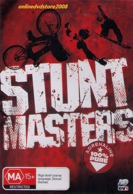 STUNT MASTERS Extreme Sports Wild Footage 100% Pure Adrenaline DVD NEW SEALED