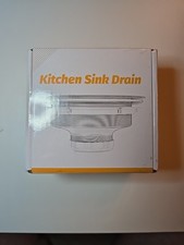 Kitchen Sink 3-1/2 Inch Stainless Steel Drain Assembly With Strainer Basket