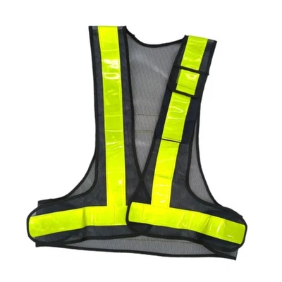 Gilet réfléchissant de sport haute visibilité pour coureurs bénévoles en - Photo 1/4