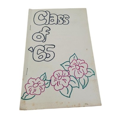 Vintage Union Joint High School Class of 1965 Reunion Program Clarion, PA (1975)