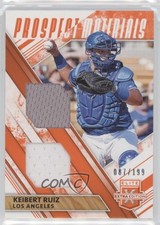 2019 Elite Extra Edition Dual Prospect Materials Orange 87/199 Keibert Ruiz 00lz