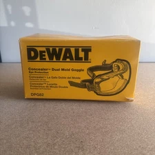 1 PR. DeWalt DPG82-11 CLEAR ANTI FOG Protective Over Glasses Safety Goggles Z87+