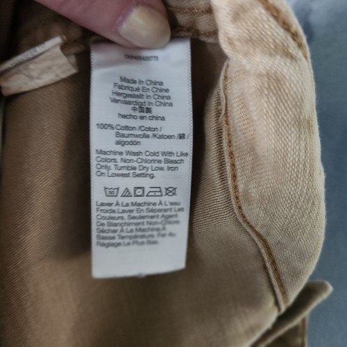 Madewell Pants Womens Size 23 Griff Tapered Fatigue Ankle Tan Style# NA150 - Picture 9 of 11