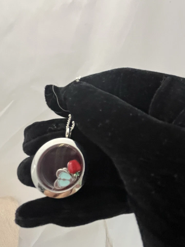 Collar medallón origami con dije de búho cadena colgante de acero inoxidable Foto 2 de 4