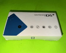 Nintendo DSi - Matte Blue - Complete In Box Tested/Working handheld Rare VG !