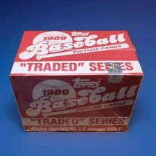 1989 TOPPS TRADED Baseball Factory SET with HOLOGRAM + SEALED  KEN GRIFFEY RC