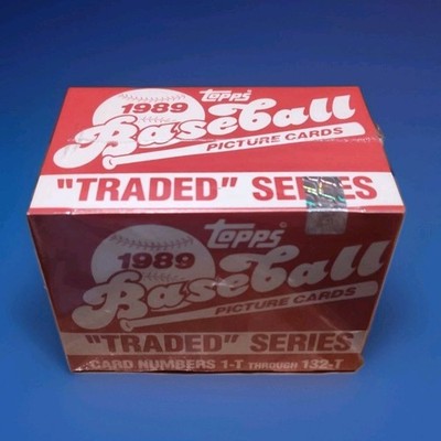 1989 TOPPS TRADED Baseball Factory SET with HOLOGRAM + SEALED  KEN GRIFFEY RC