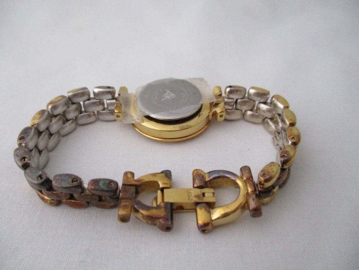 Anne Klein Swiss lady battery bracelet band gold tone water resistant Anne Klein Datejust Watch DETAILS: - Gold dial - Gold hands  main image 2
