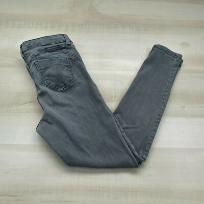 Per Una Womens Skinny Jeans Jeggings 6 US 27x27 Gray Denim Stretch