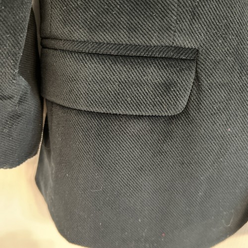 Appaman Boys 4T Velvet Dark Green Teal Suit Jacket Blazer Coat Lined - Picture 5 of 18