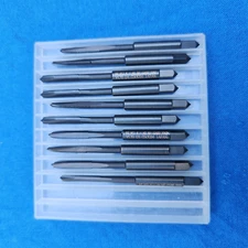 Lot of 10ea. OSG 4-48 NF 2-fl Spiral Pt Left Hand Plug Taps GH20 'Steam Oxide'