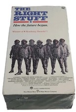 The Right Stuff VCR VHS Movie Tape Scott Glenn, Ed Harris Rated PG New Sealed !