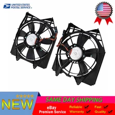 For Honda Accord Acura TLX L4 1.5L Radiator and AC Condenser Cooling Fan Assy