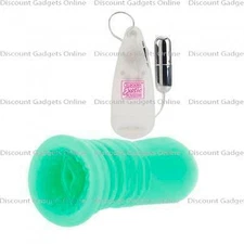 Super Head Honcho GLOW in the DARK Vibrating Male Masturbator Sex Toys for Men