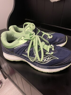 Saucony Women's Triumph Iso Navy Mint Ankle-High Mesh