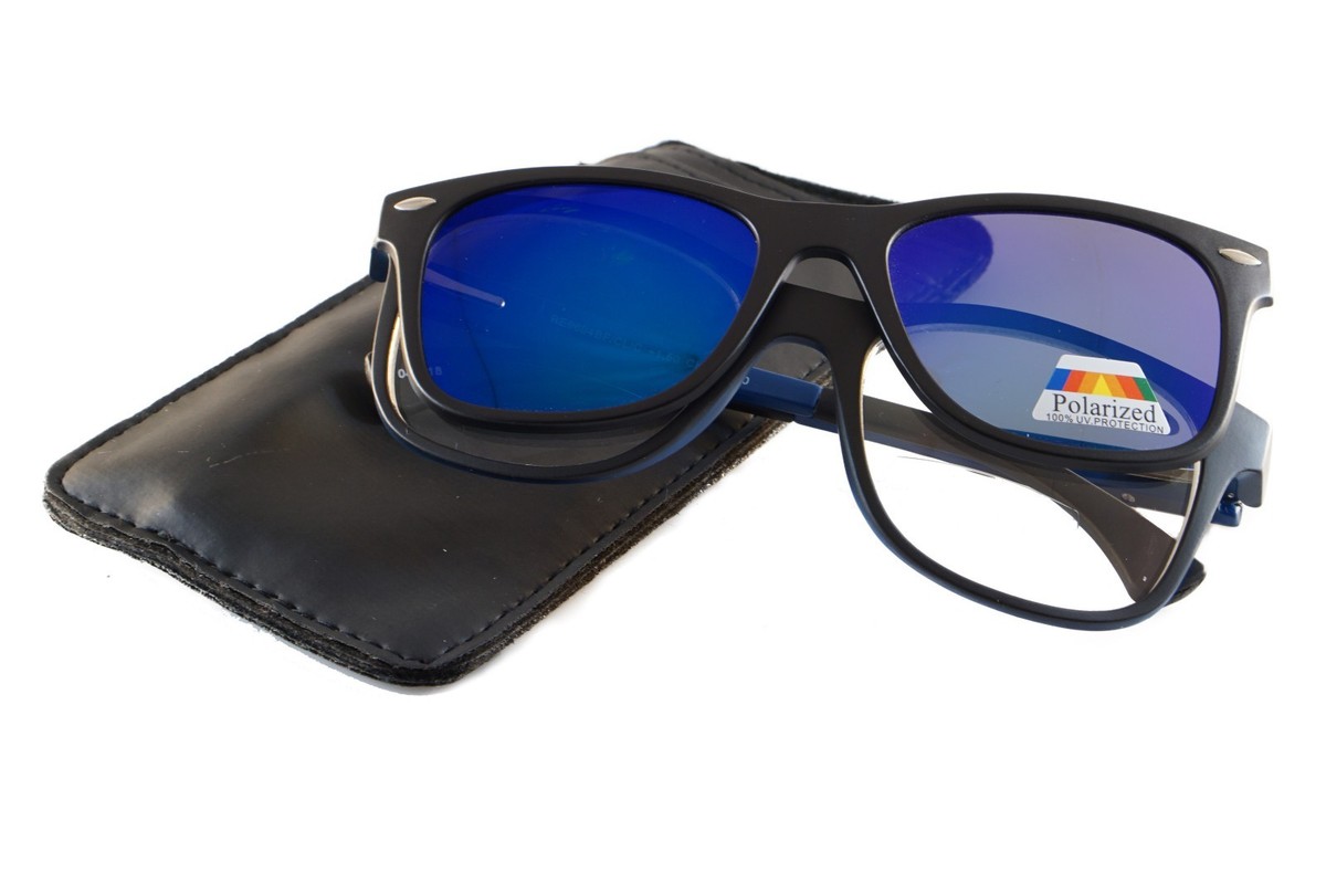 FBL Mens Bifocal Reader Magnetic Snap-On Polarized Sunglasses Soft 