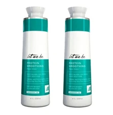 2x Let Me Be ProSalon Single Step Use Protein Smoothing Treatment 35oz/1000ml