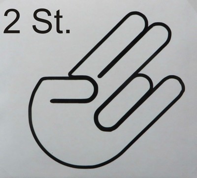The Shocker Hand NEON ROT Aufkleber Metal Autoaufkleber Decal Stickerbomb JDM