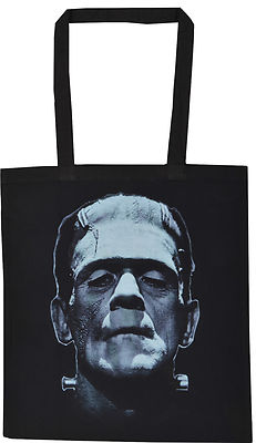 FRANKENSTEIN BAUMWOLLE BEUTELTASCHE B-MOVIE HORROR BORIS KARLOFF VINTAGE HALLOWEEN