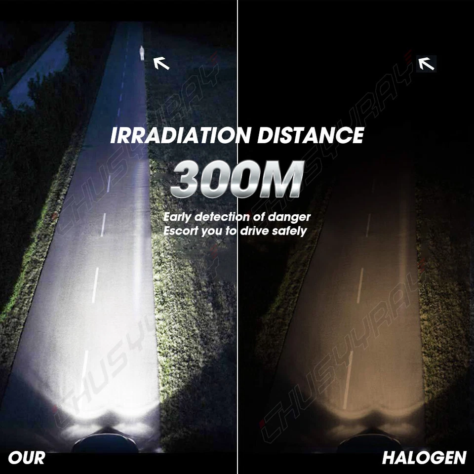 For Mercedes-Benz ML350 2003-2015 - 4x Combo H7 LED Headlight High Low Beam Bulb - Image 4 of 4