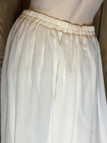 Vtg 90s Ivory Brocade/Lace Trim Peplum Jacket/Full Skirt Womens Set 4P~Wedding - Picture 17 of 18