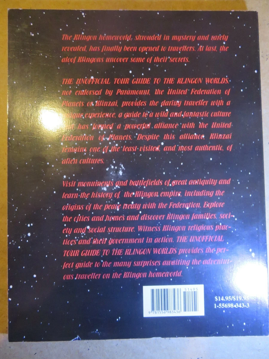 UNAUTHORIZED ~ LET'S TREK ~ THE BUDGET GUIDE TO THE KLINGONS ~ 164 pg  ~ 1995 