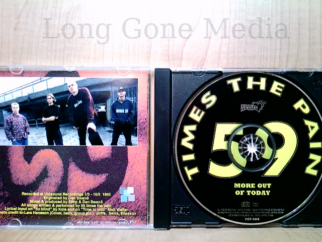 More Out Of Today by 59 Times The Pain (CD, OBI, 1996, Burning