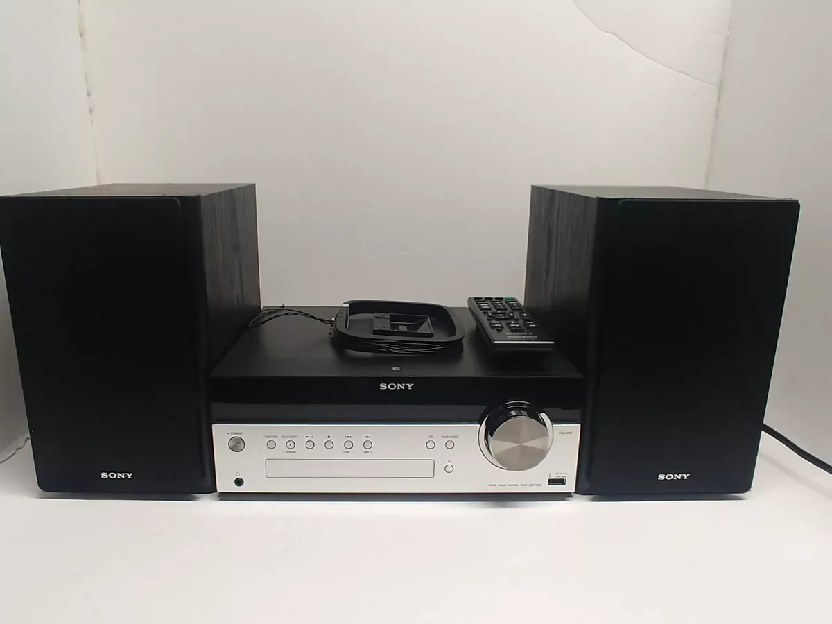 Sony Micro Music System - 50W Bluetooth, Black CMT-SBT100.