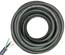WindyNation 2-DAY SHIPPING 12/3 SJOOW Cable 12 Gauge 3 Conductor 300V Cable Wire