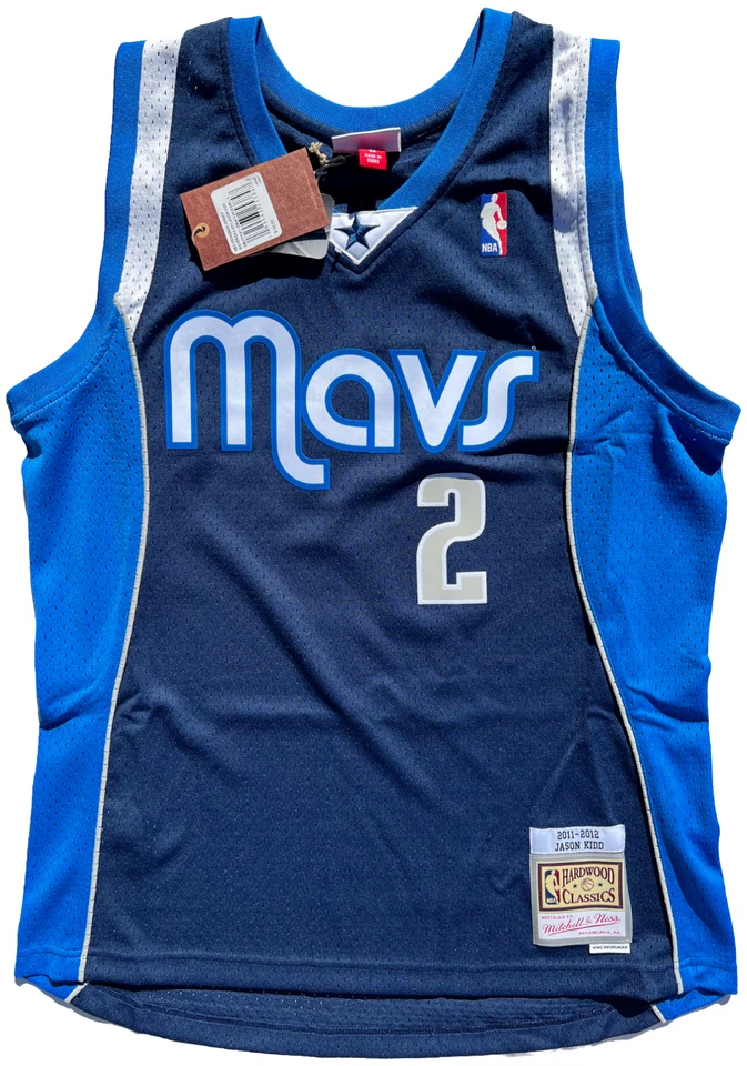 JASON KIDD SIGNED DALLAS MAVERICKS MITCHELL & NESS SWINGMAN JERSEY AUTO PSA/DNA - Image 3 of 4