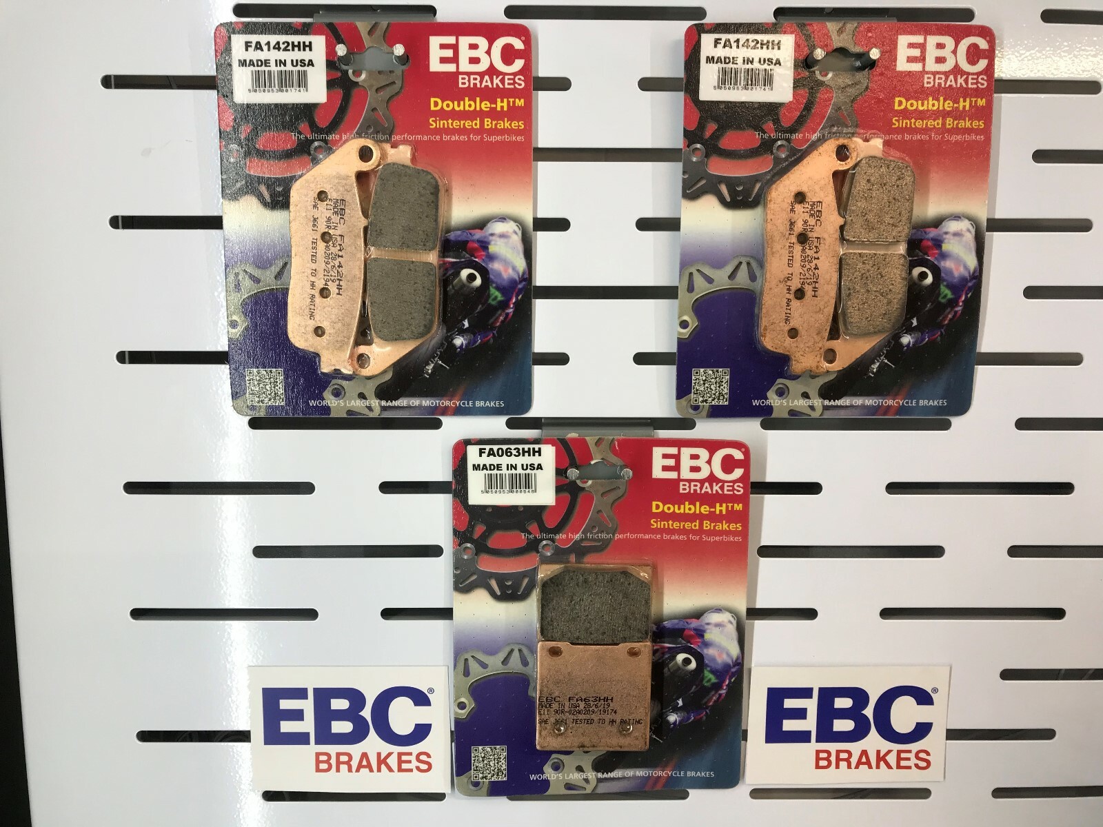 EBC HH Series Sintered Front Brake Pads (Set) Fits Honda CB650F 2017 - Image 99