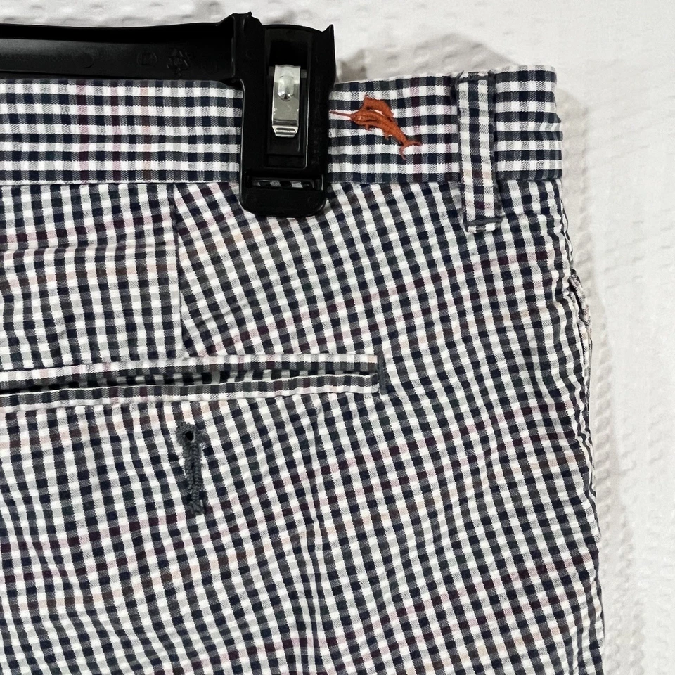 Pantalones Cortos Tommy Bahama Paradise Nation Para Hombres 35 Algodón Seersucker Multicolor Usados en Excelente Condición Foto 4 de 4