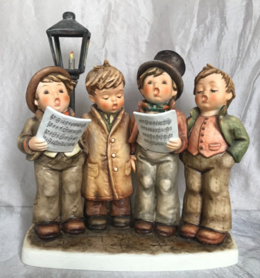 M.I. Hummel Goebel Porzellan Figur Sängerquartett HUM 471 Harmony In Four Parts