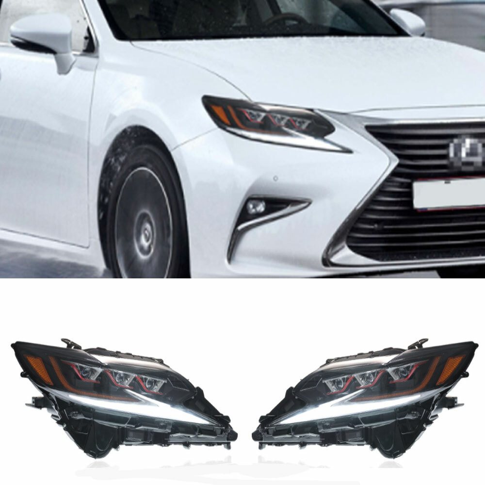 LEXUS ES 前期ヘッドライト For Lexus ES Headlights assembly Double Beam Lens Projector LED