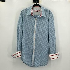 Robert Graham X Tailored Fit Shirt w/ Flip Cuffs Size XL