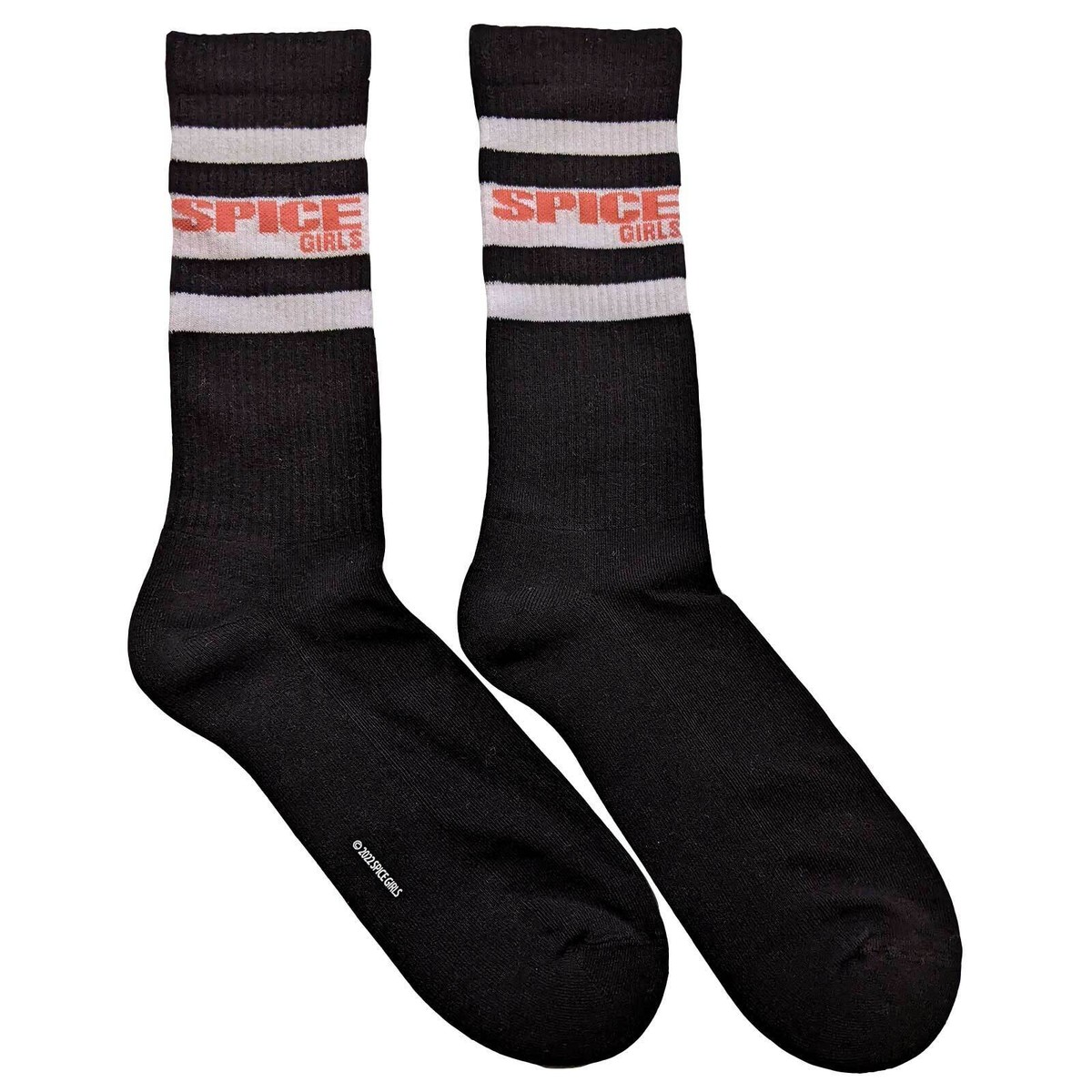 The Spice Girls – Calzini Ufficiali Unisex Modello Silhouette – Nero – Taglia Scarpe EU 40-45 / UK 7-11