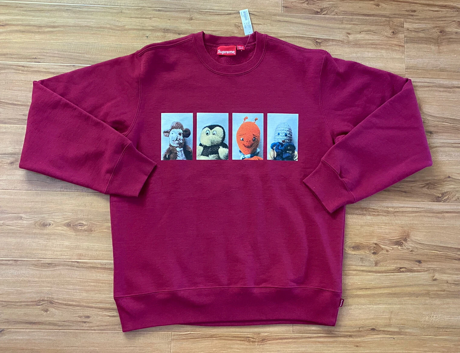 Supreme Mike Kelley AhhYouth ! Sweat shirt Crewneck FW18 magenta foncé taille Large