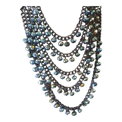 Premier Designs MOVERS SHAKERS Iridescent Glass Bead