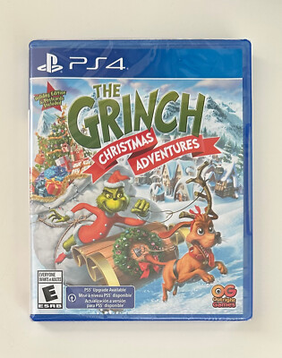The Grinch Christmas Adventures (Holiday Edition/4 Postcards) - PS4 - New Sealed